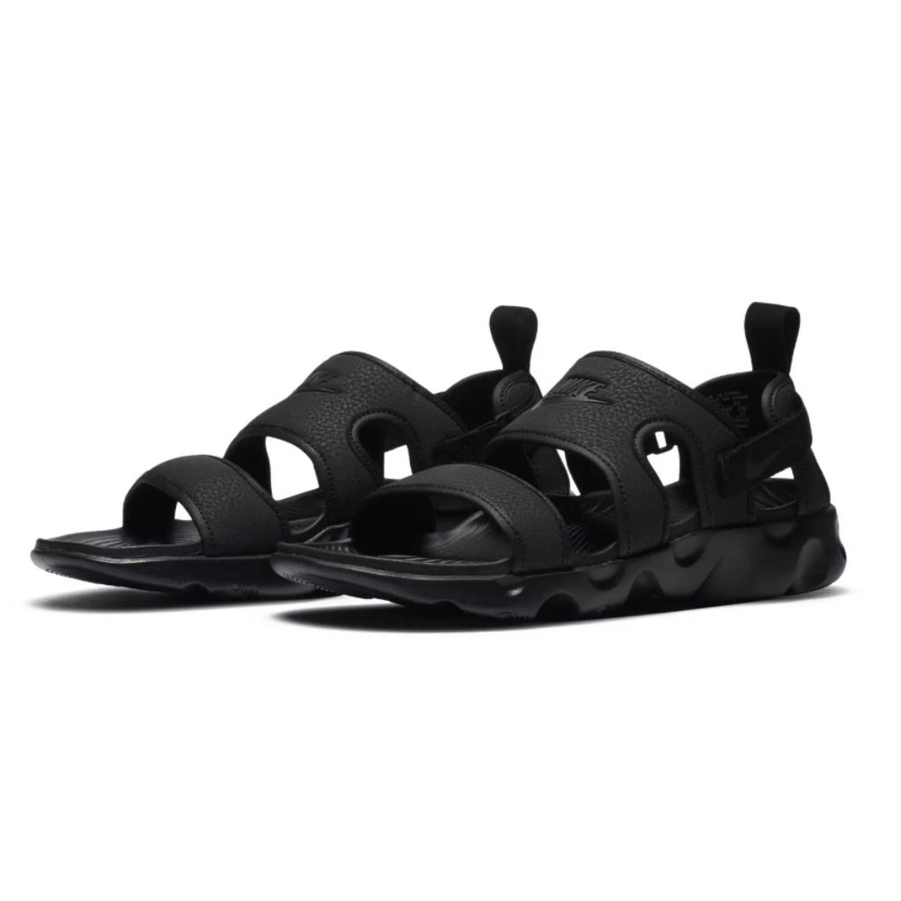 NIKE Women's Owaysis Sandal - Black on Black Size 11 - New NWT